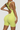Women's Cross Back U Neck Wide Striped Slim Fit Jumpsuit