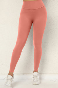 Women Button Work Pocket High Waisted Hip Lifting Stretchy Skinny Yoga Running Fitness Pants