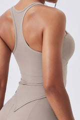 Women Double-Strap Backless Crisscross Yoga Sports Bra