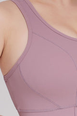 Plus Size Women's Cut-Out Sports Bra with Back Hook