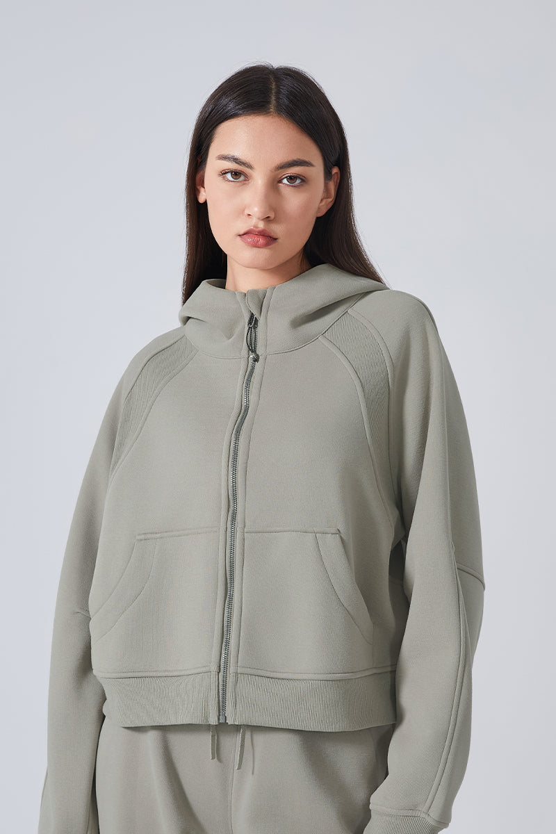 Women'S Loose Yoga Hooded Jacket