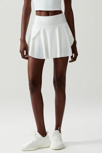 Women High Waist Tennis Skirt Two Layer Quick Dry Sports