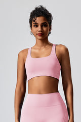 Women Backless Cross Professional Sports With Bra Pad Slim Fashion Fitness Bra