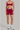 Women's Color Block Set:Halter Bra & V Waist Pocket Shorts