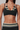 Women's Fake Two‑Piece Color‑Block Halter Sports Yoga Bra