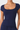 Women’s Summer Square Neck Form-Fitting Pilates T-shirt
