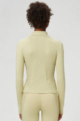 Front cardigan zipper track jacket