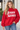 Women's Fall Oversized Letter Print Mockneck Sweatshirt