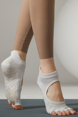 Women's 3D Gold Grip Open-Toe Yoga Five-Toe Socks