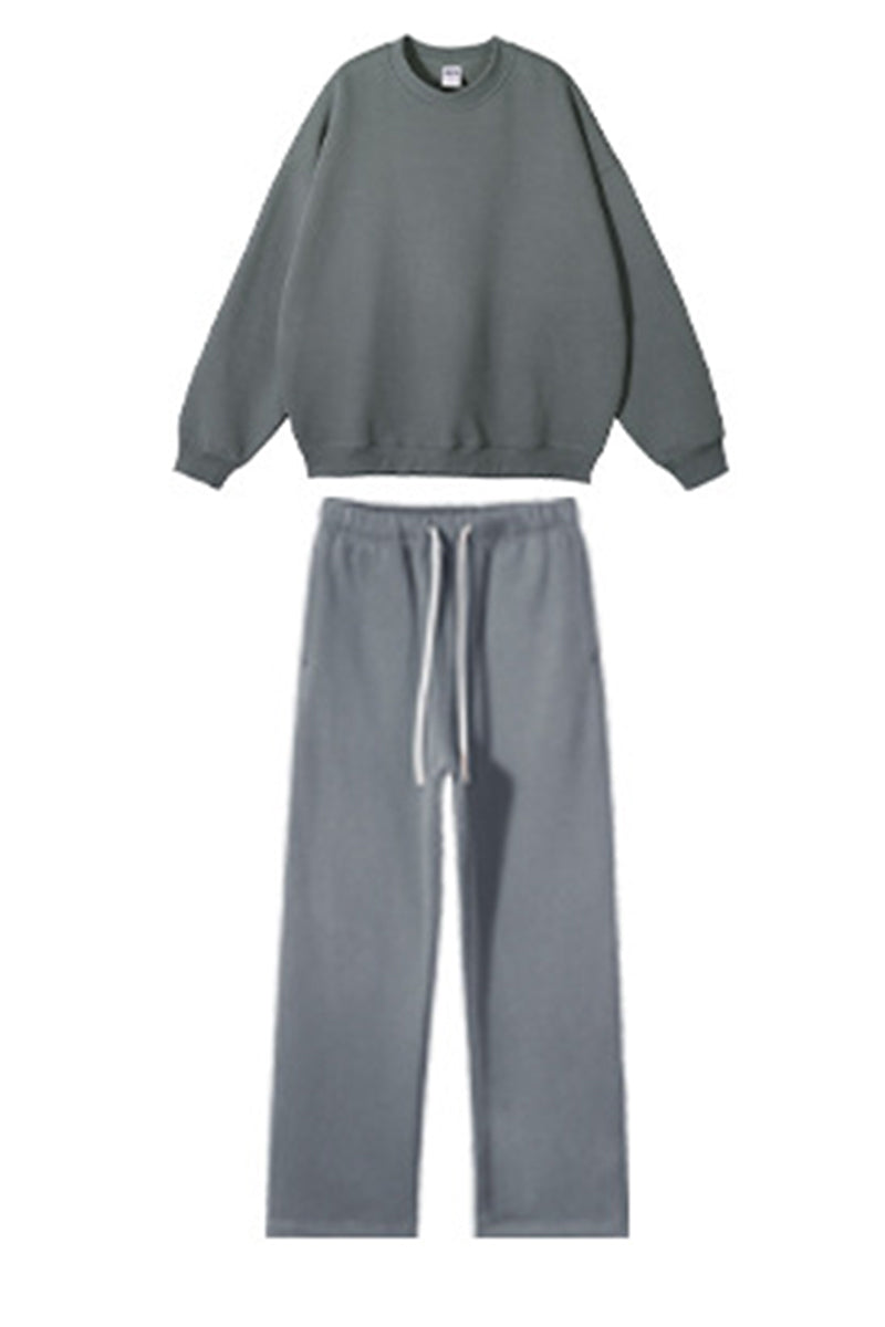 Men/Women Oversize Fleece-Lined Heavyweight Hoodie and pants