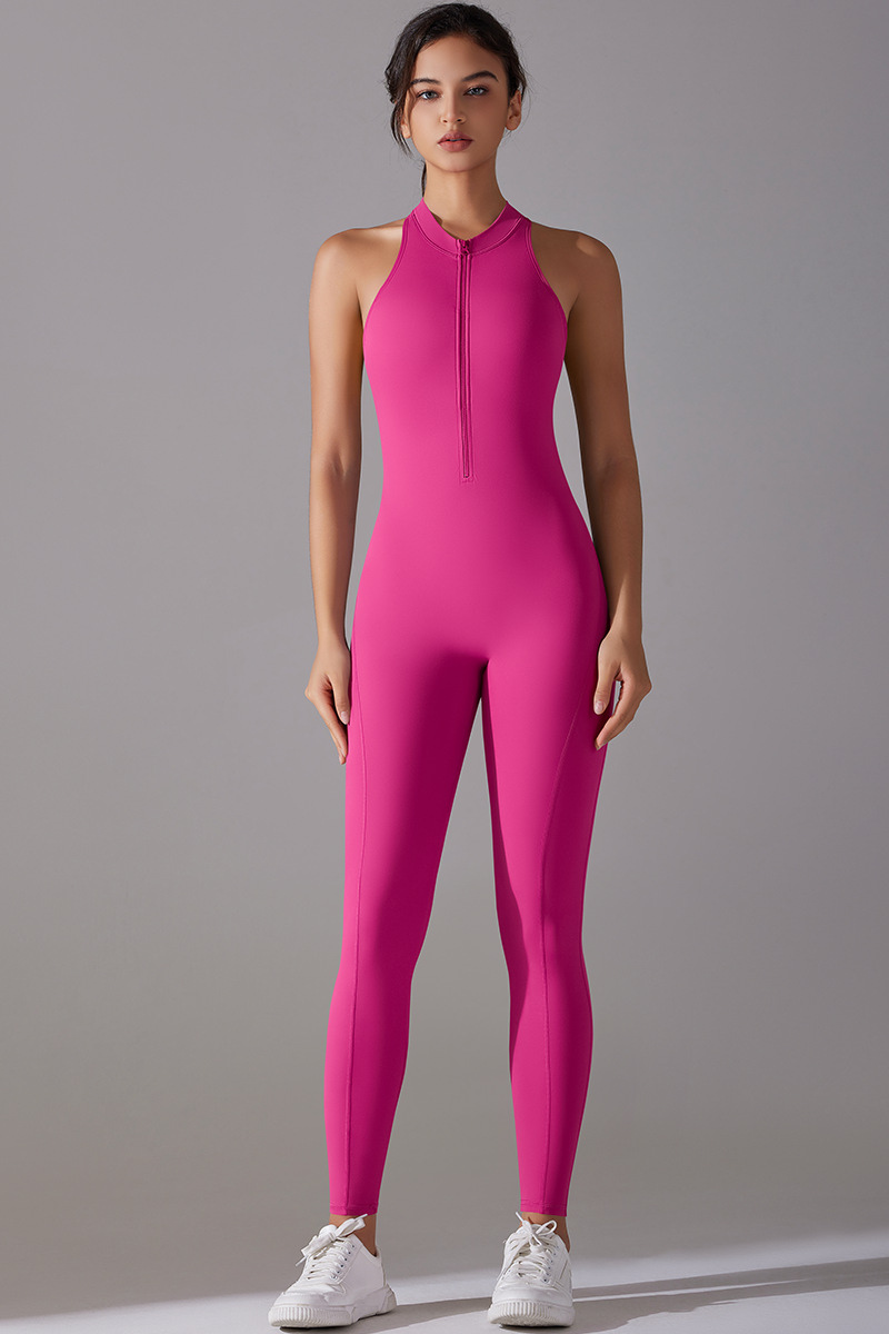 Women's Athletic Slimming Cut Out Backless  Jumpsuits