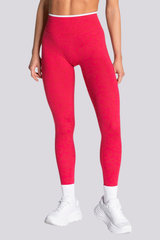Women's Seamless Contrast Leopard Print Yoga Leggings