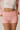 Women's Striped Fold Over High Waist Workout Shorts