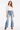 Women's High Waist Floral Embroidered Flare Jeans