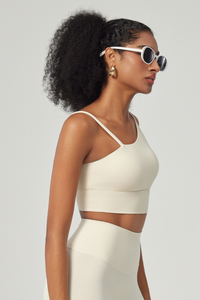 Women's Asymmetrical One-Shoulder Sports Bra