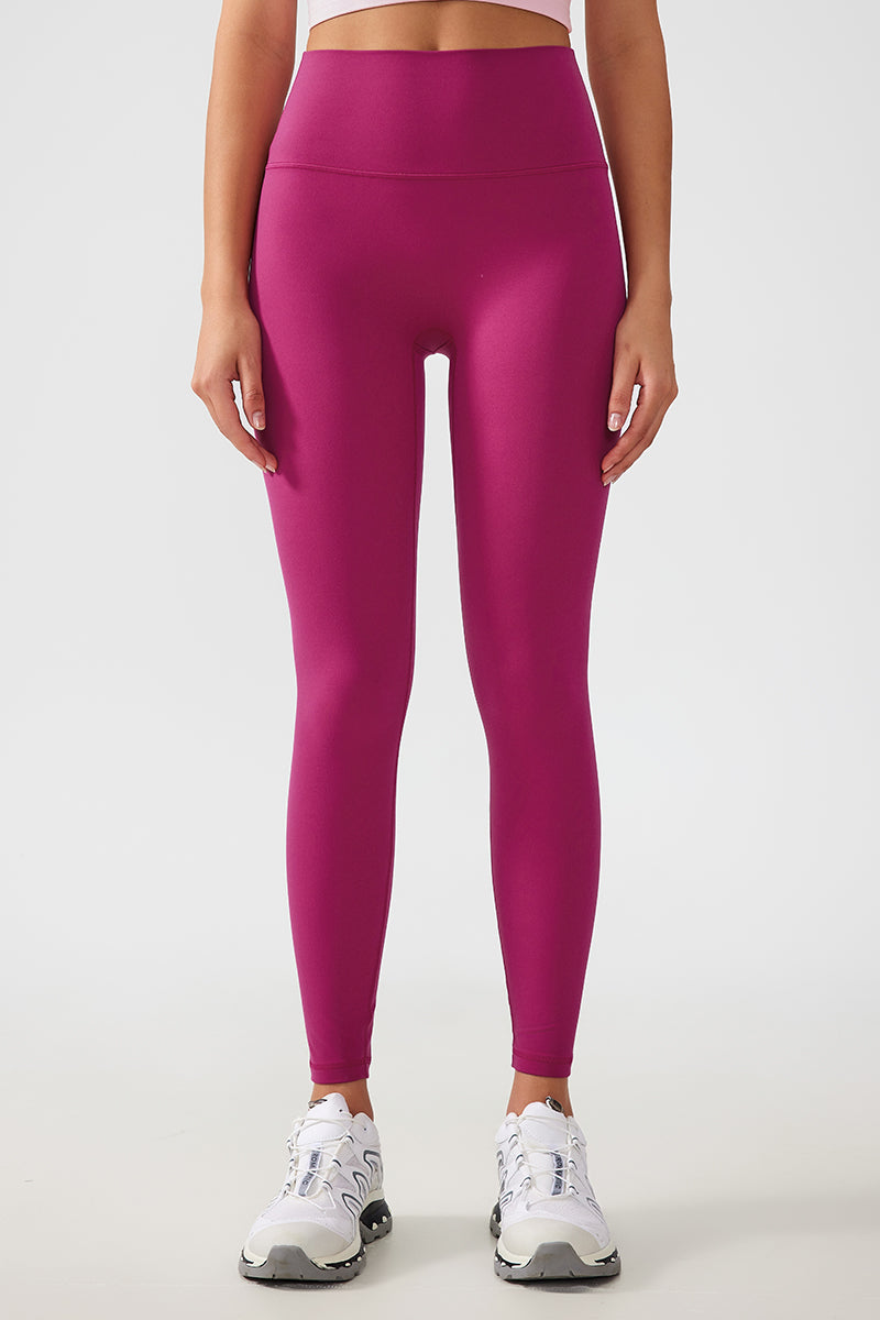 Women Free Size Nude Hip Lifting Shaping Fitness 9/10 Yoga Pants