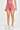 Women's Athletic Color-Block Strap High-Waist Yoga Shorts