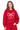 Women's Winter Christmas Color Block Bow Loose Knit Sweater
