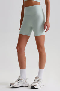 Women High Waisted Butt Lifting Seamless Naked Sensation Yoga Shorts