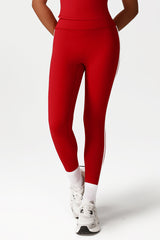 Women High-Waisted Color-Block Butt-Lifting Quick-Dry Yoga Pants
