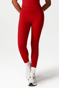Women High-Waisted Color-Block Butt-Lifting Quick-Dry Yoga Pants