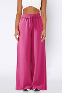 Straight-leg casual pants