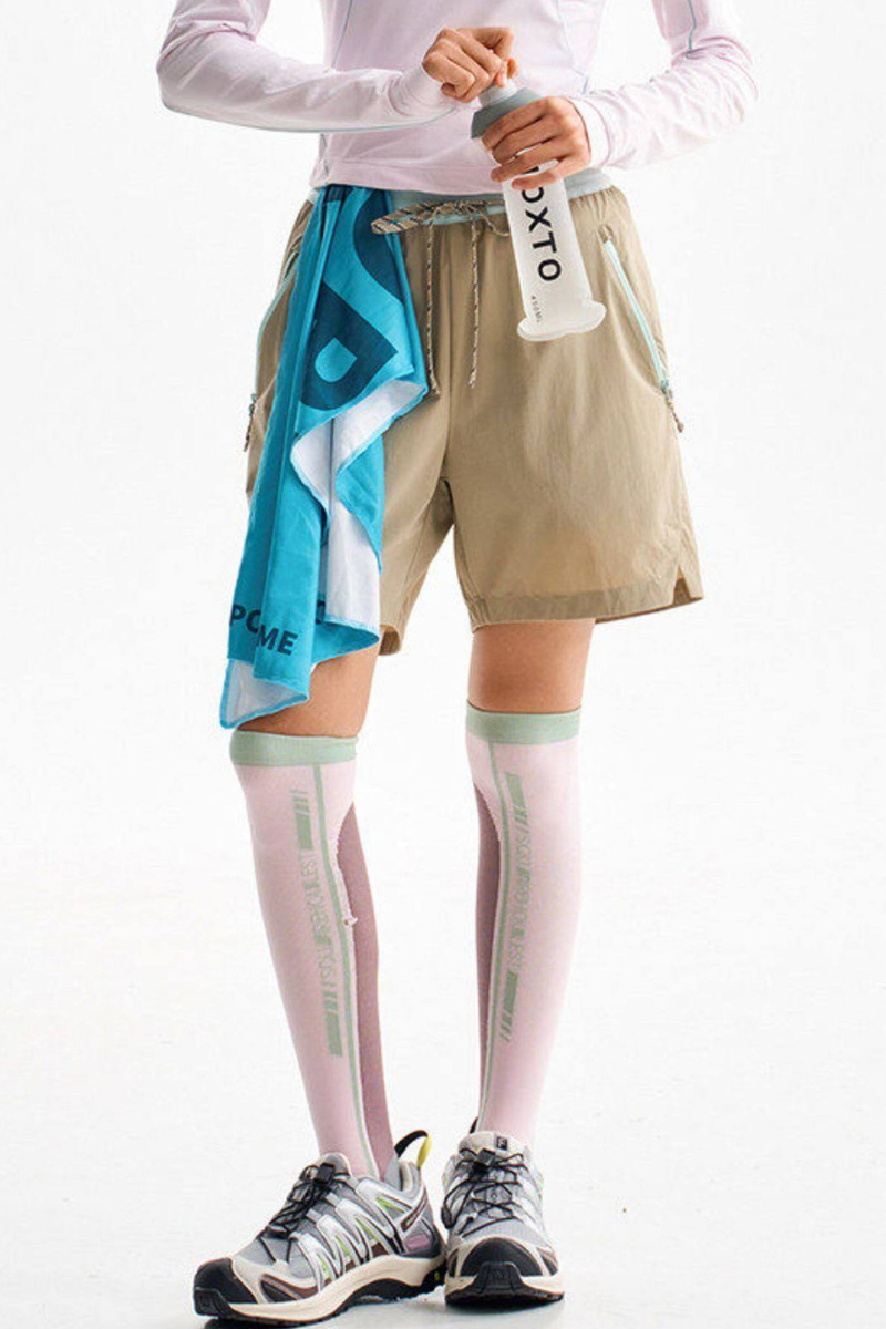 Unisex Color Block Quick-dry  Lightweight Sports Shorts