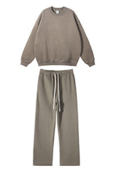 Men/Women Oversize Fleece-Lined Heavyweight Hoodie and pants