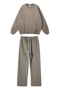 Men/Women Oversize Fleece-Lined Heavyweight Hoodie and pants