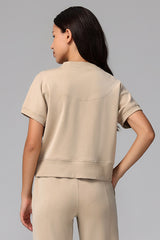 Solid Color Super Soft Air Layer Short-Sleeved Top
