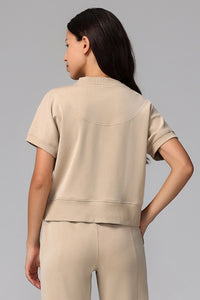 Solid Color Super Soft Air Layer Short-Sleeved Top