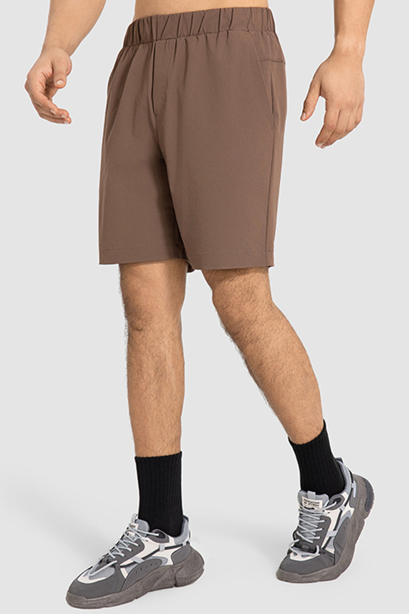 Men Summer Lightweight Quick-Dry Breathable Running Training Fitness Sport Shorts
