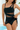 Women's Asymmetric Mesh Panel Side Pleated Swimsuit