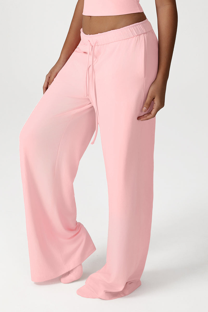 Women High Waist Loose Wide Leg Yoga Pants