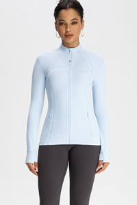 Slim-fit, stand-up collar sports jacket