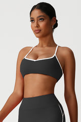 Women Cross-Back Supportive High-Impact Naked-Feel Sports Bra