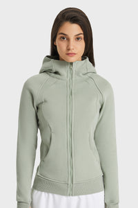 Women'S Zip Sport Hooded Jacket