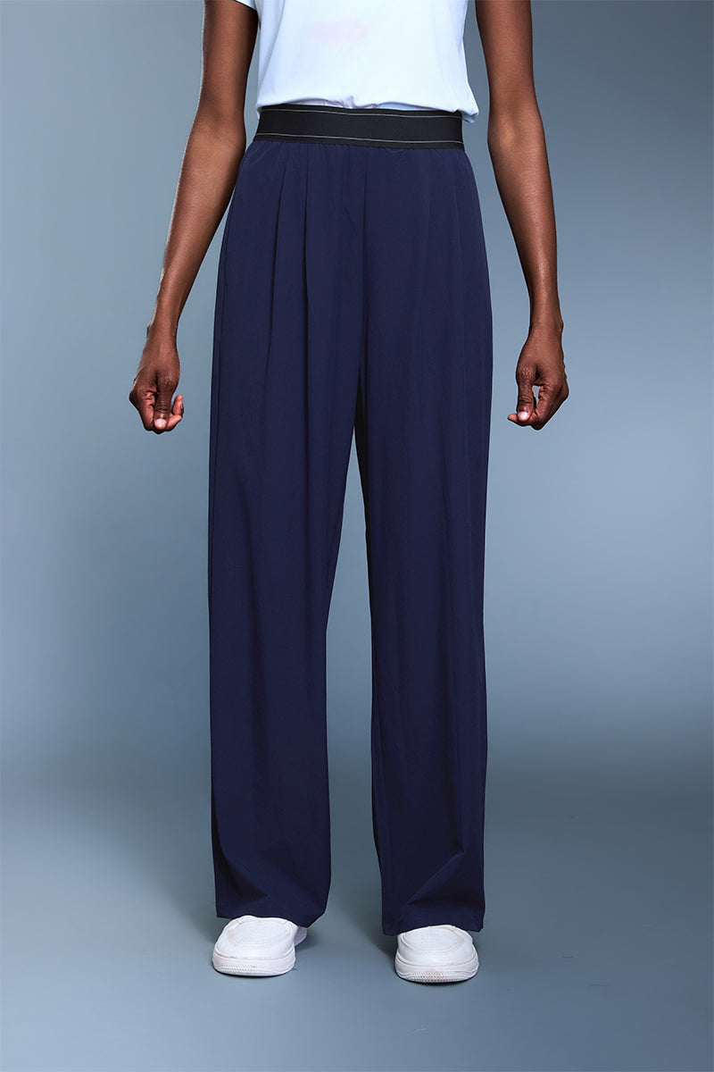 Women High Waist Wide Leg Four Way Stretch Workout Pants
