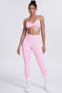 Women's Seamless Sports Bra Athletic Leggings Two-Piece Set