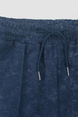 Women High-Waist Loose Straight Leg Printed Athletic Pants