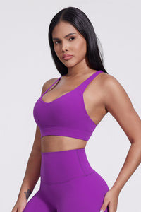 Women'S Yoga Cross Line Sports Bra Tank Top