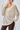 Women's Sheer Notched V-Neck Drawstring Yoga Long Sleeve Top