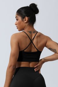 Women'S Hollowed-Out Slim Back Sports Bra