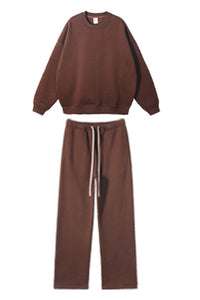 Men/Women Oversize Fleece-Lined Heavyweight Hoodie and pants