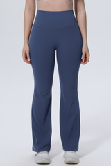 Women's Athletic High Waist And Hip Tight Yoga Flared Pants