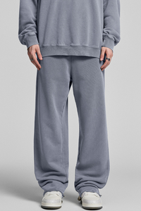 Heavy-duty, water-wash casual athletic pants