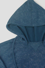 Women Print Sport Set: Crop Hoodie + Skort