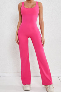 Women Hollow Out Back Micro Peach Hip Lift Sports Fitness Yoga Bodysuit