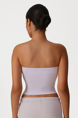 Women Strapless Sculpting Yoga Sports Bra