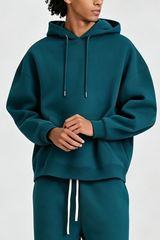 Men's Fall 350G Heavyweight Oversized Drop‑Shoulder Hoodie